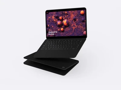 Google PixelBook Go Mockups