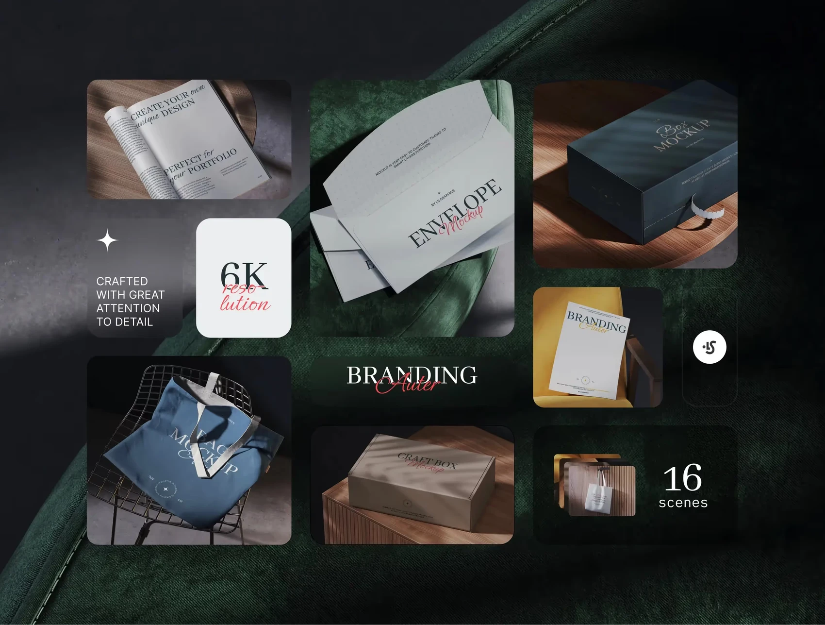 Ateur: Branding Mockups 2