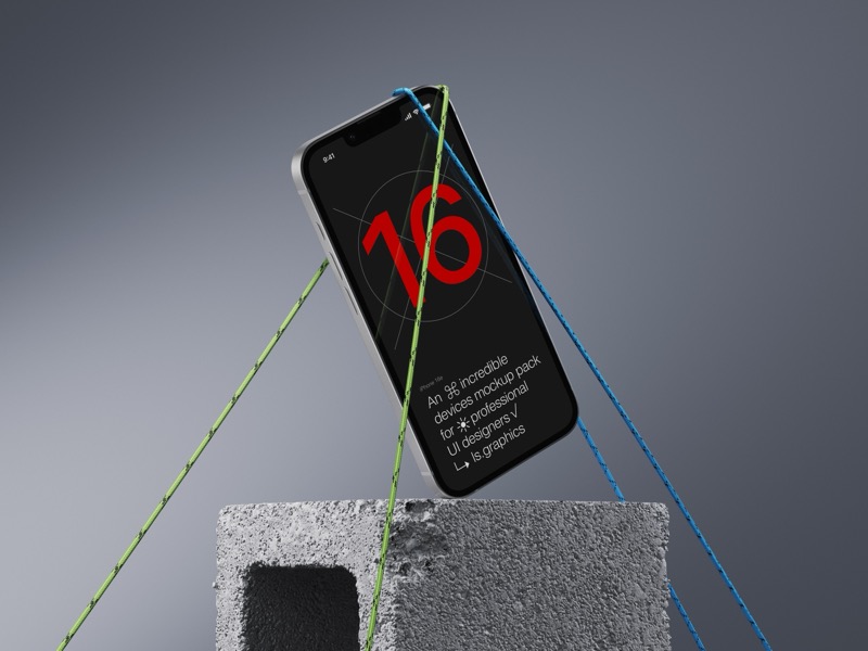 Z-Mockups, iPhone 16e, Scene 15