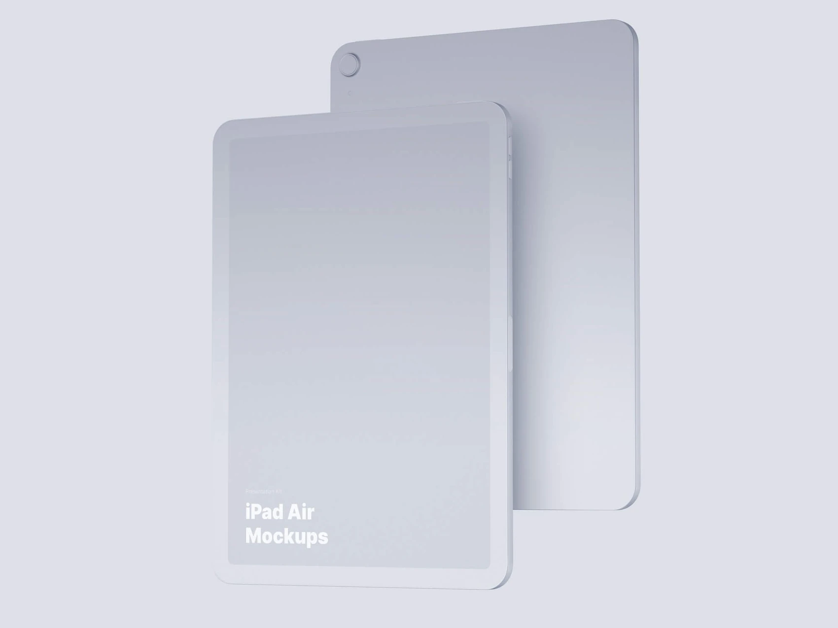 iPad Air (2020) Clay Mockups, 01 1
