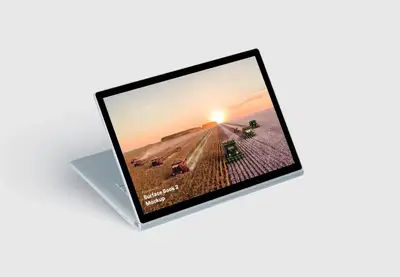 Microsoft Surface Book 2 Mockups