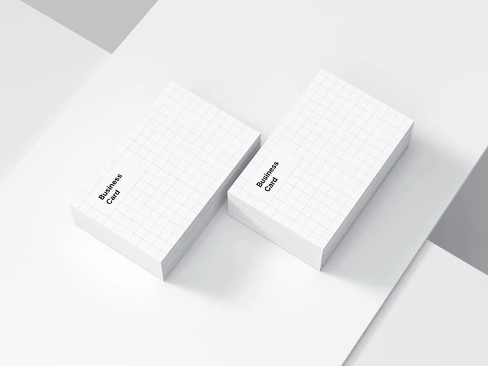 Business Card Mockups, EU-Angled, 09