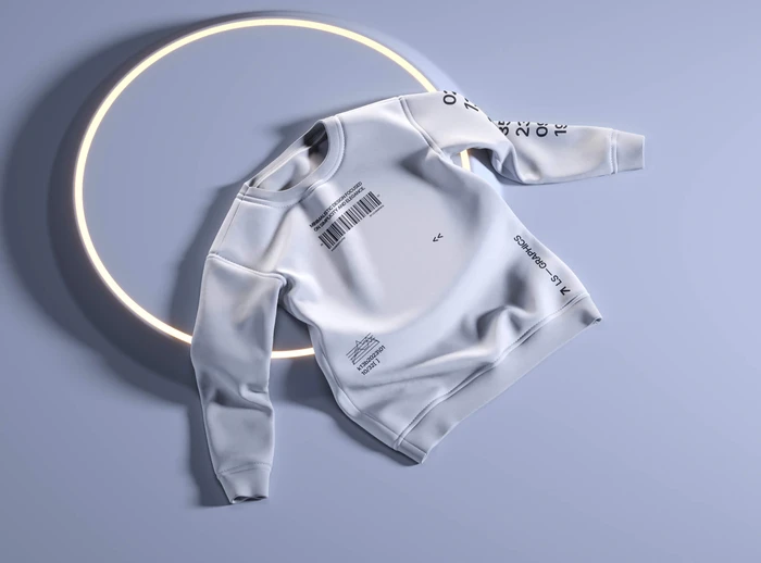 Free Sweatshirt in Environment Mockup