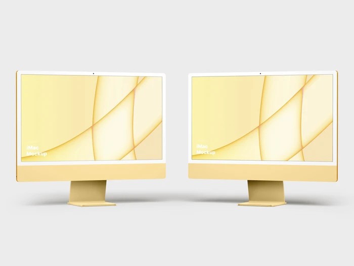 iMac 24-inch Mockups, 09