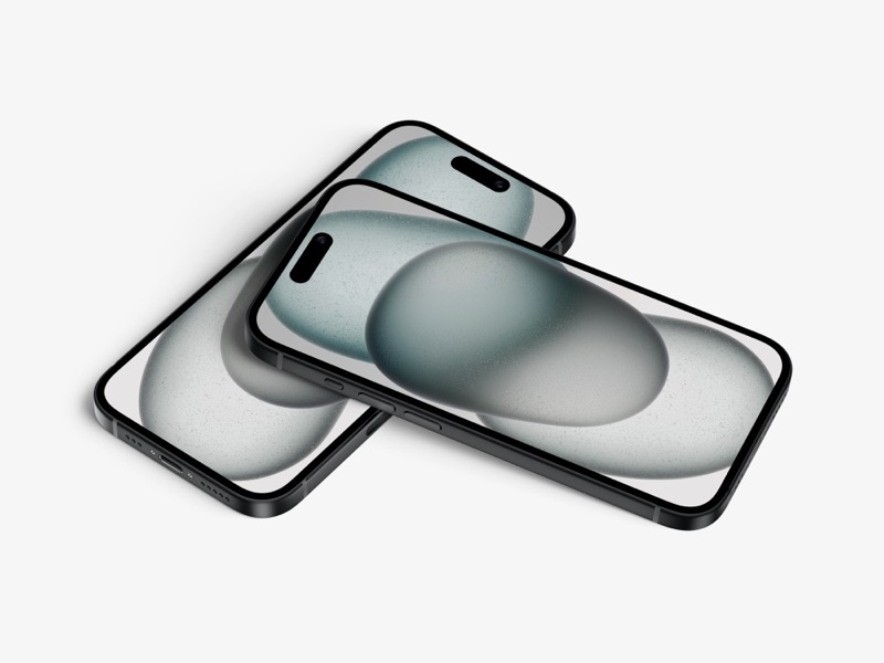 iPhone 15 Mockup, 07