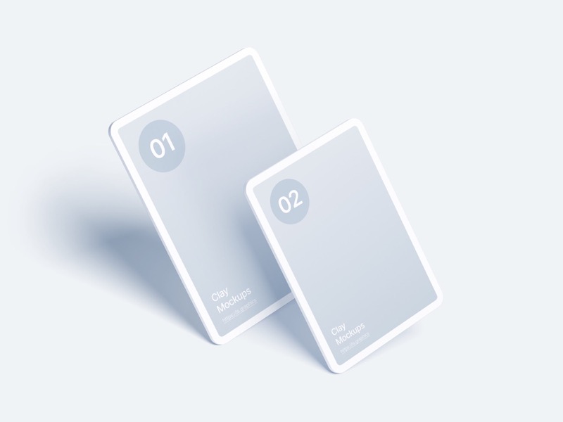 iPad Clay Mockups, 01