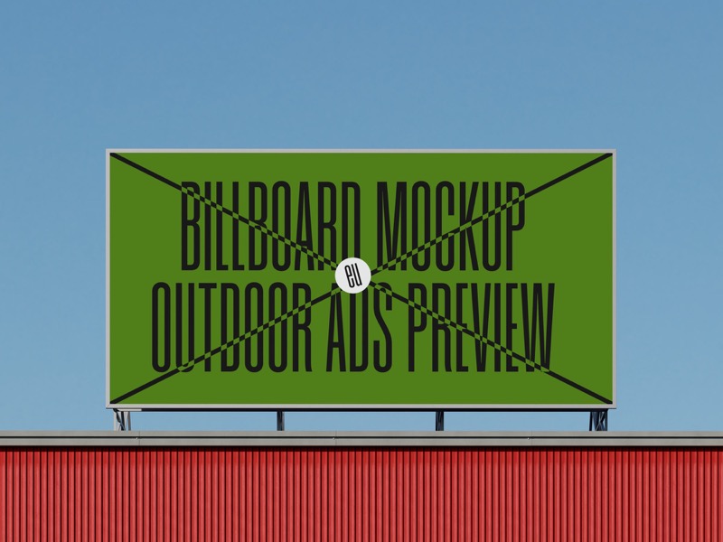 Billboard Mockup, Environment, EU Scene 14