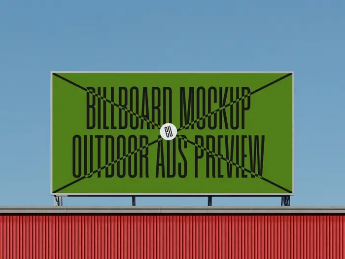 Billboard Mockup, Environment, EU Scene 14