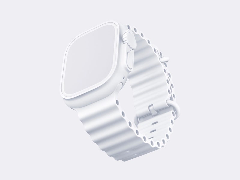 Watch Ultra Mockup, Clay 19