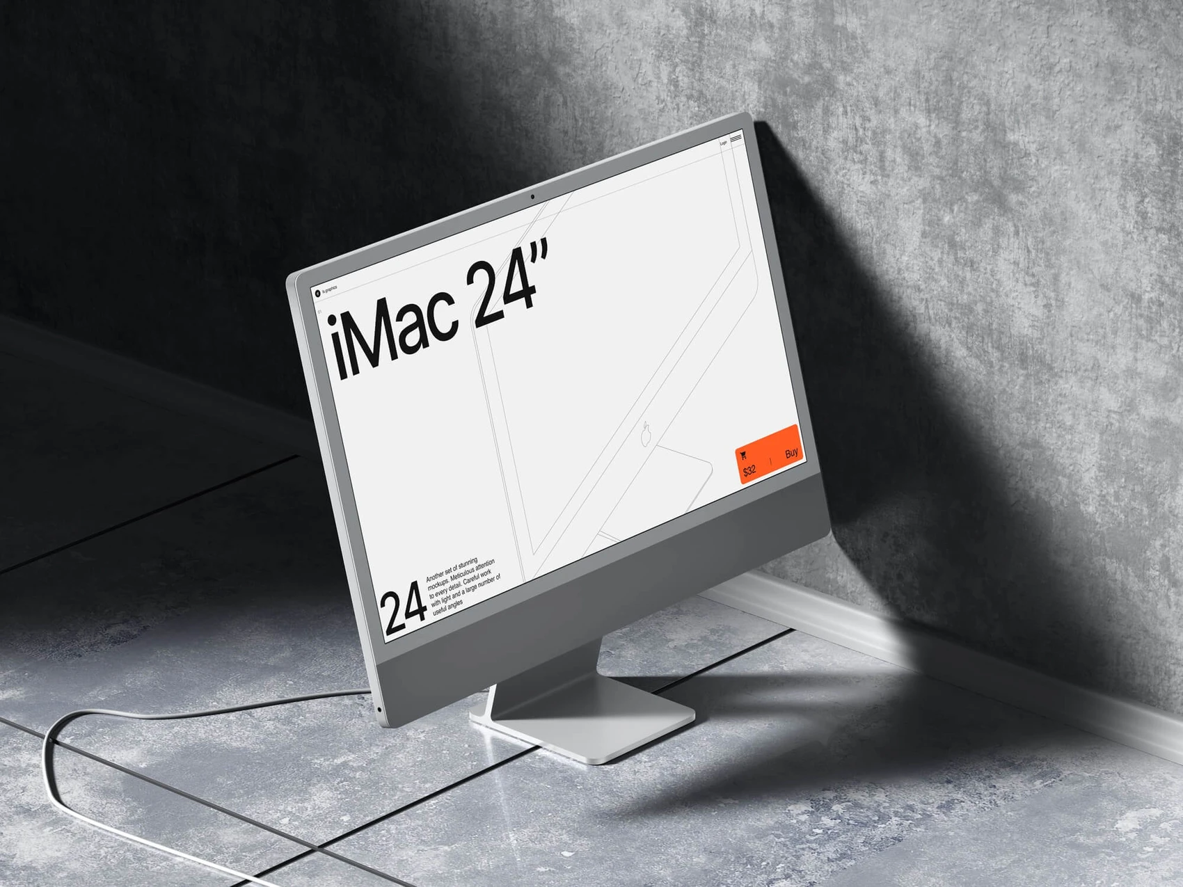 G-Mockups: iMac 24", 01 1