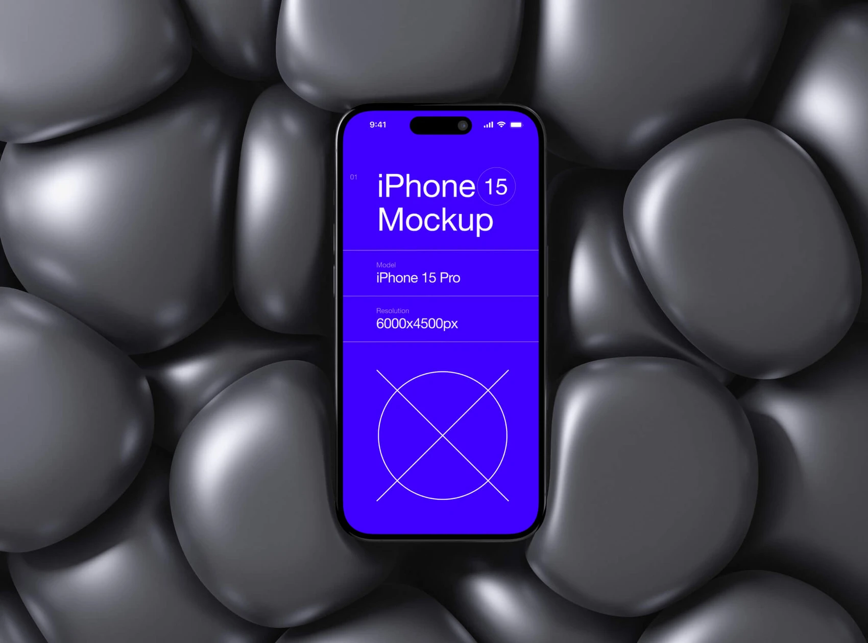Free I-Mockup: Stylish 15 iPhone Mockup 1