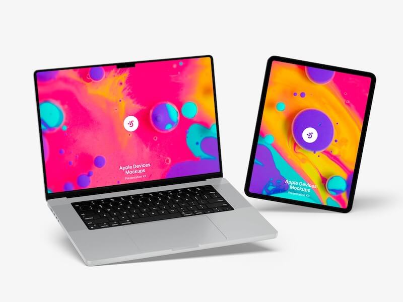 Apple Mockups Bundle, Realistic, 24