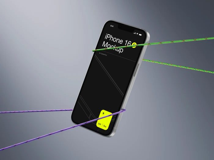 Z-Mockups, iPhone 16e, Scene 01