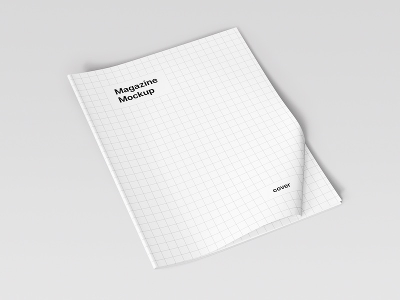 Magazine Mockup, US Portrait, 01