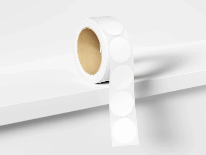 Free Sticker Tape PSD Mockup