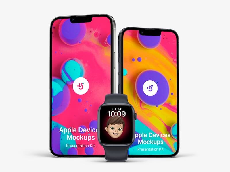 Apple Mockups Bundle, Realistic, 11