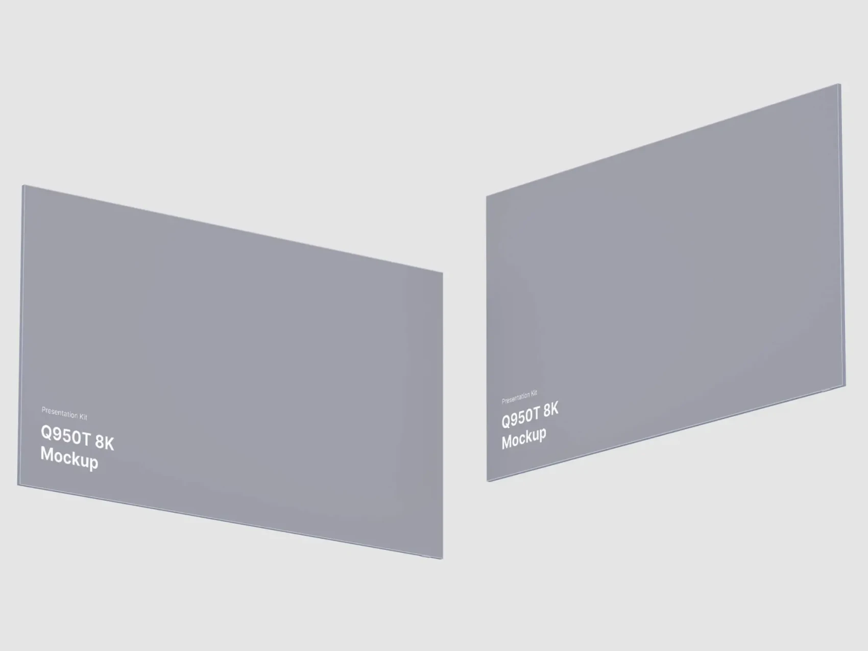 Samsung TV Mockup (Q950T 8K) 45