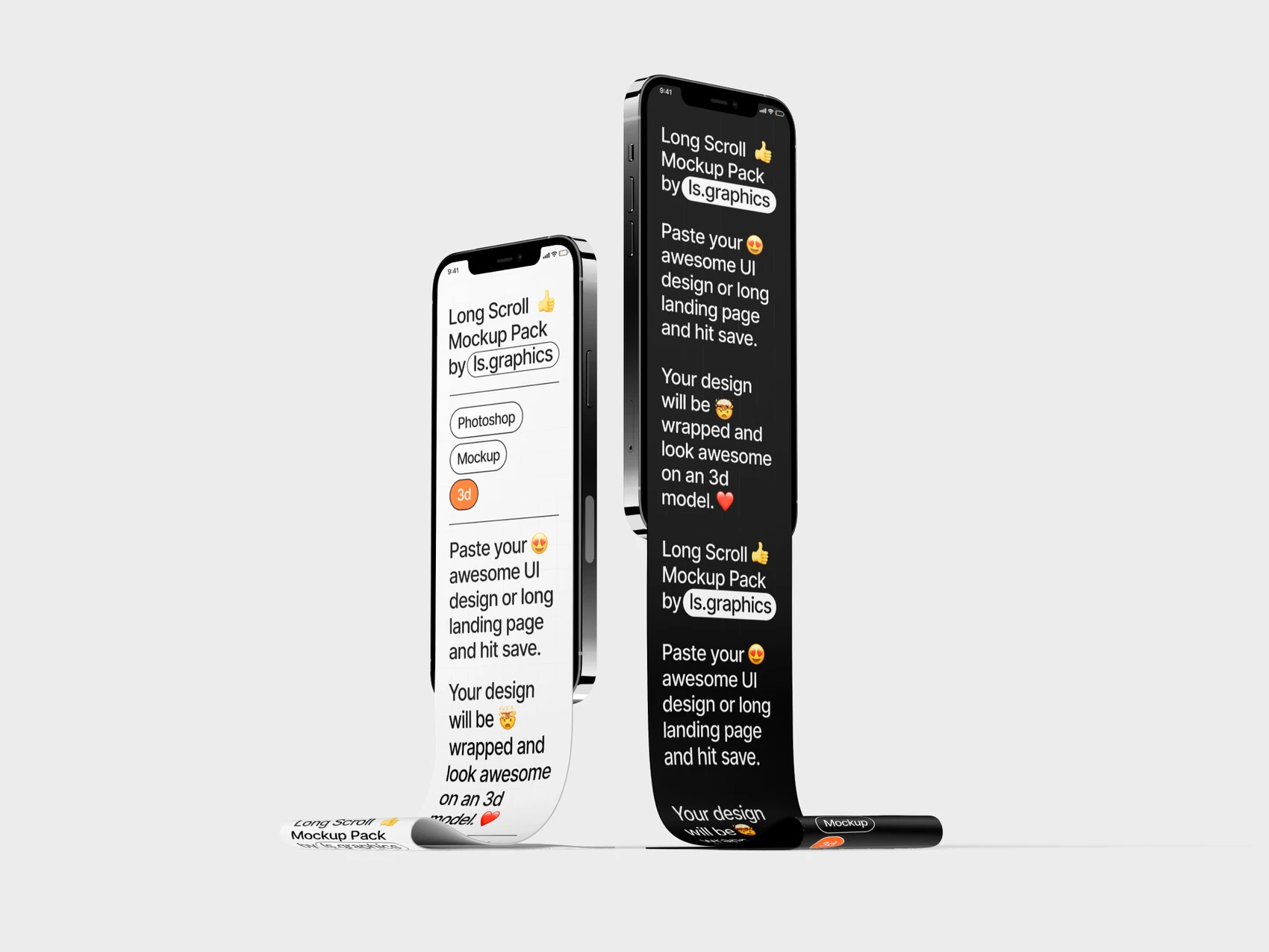 Long Scroll Mockups, 23 1