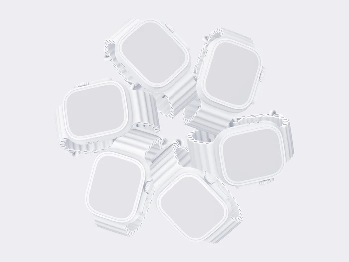 Watch Ultra Mockup, Clay 02