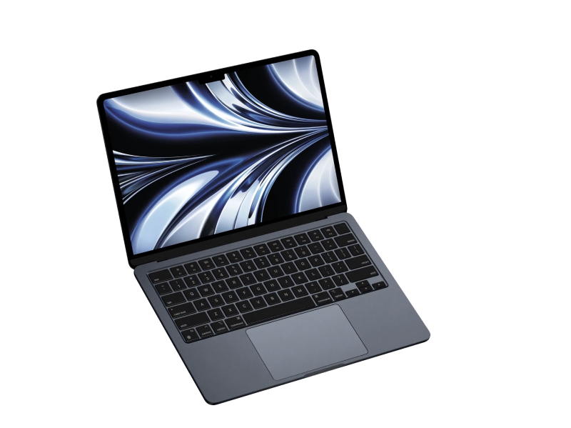 MacBook Air M2 Looped, Animated Mockup, 08