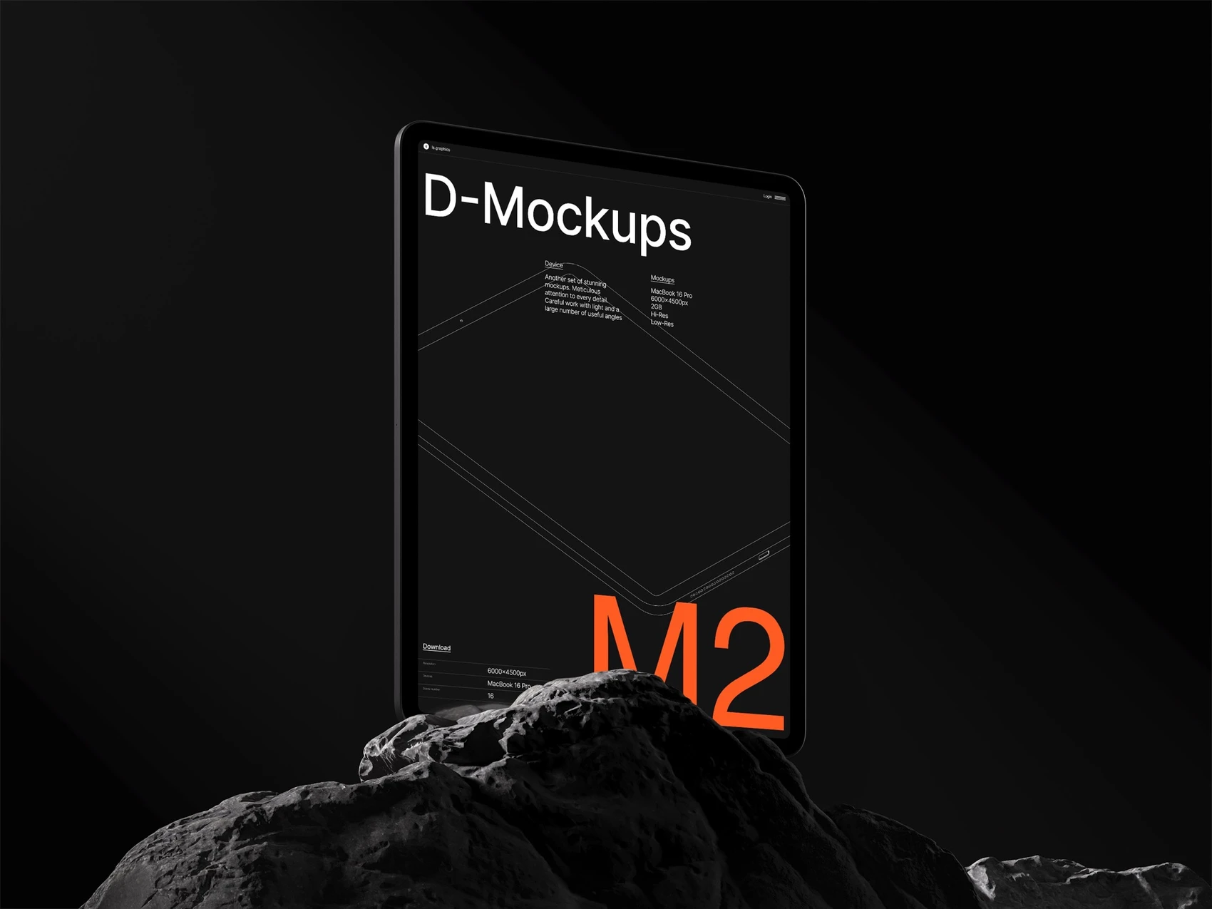 D-Mockups: iPad Pro, 06 1