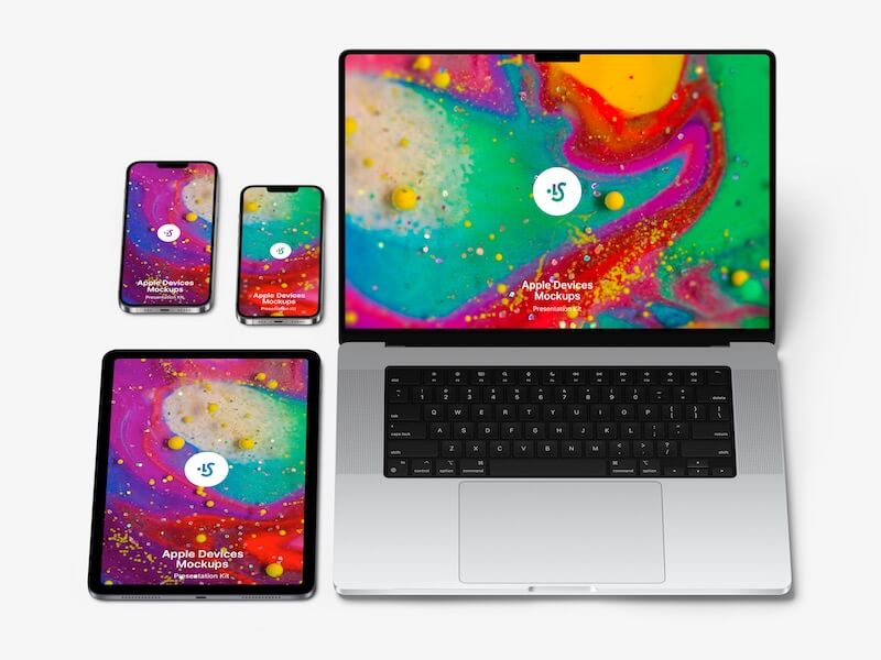 Apple Mockups Bundle, Realistic, 29