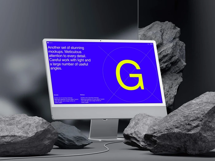 G-Mockups: iMac 24", 08