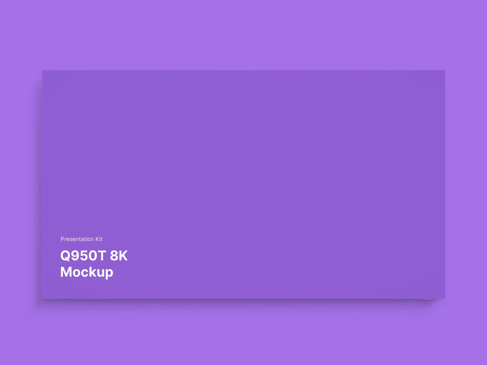 Samsung TV Mockup (Q950T 8K) 38