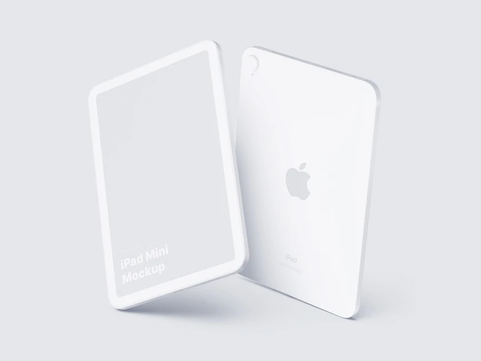iPad Mini Clay Mockups, 05