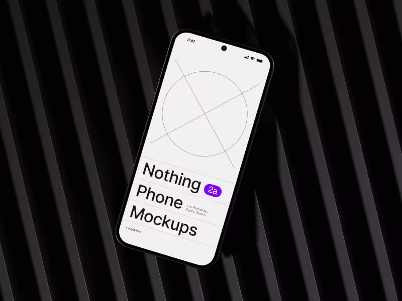 Free N-Mockups: Nothing Phone (2a)