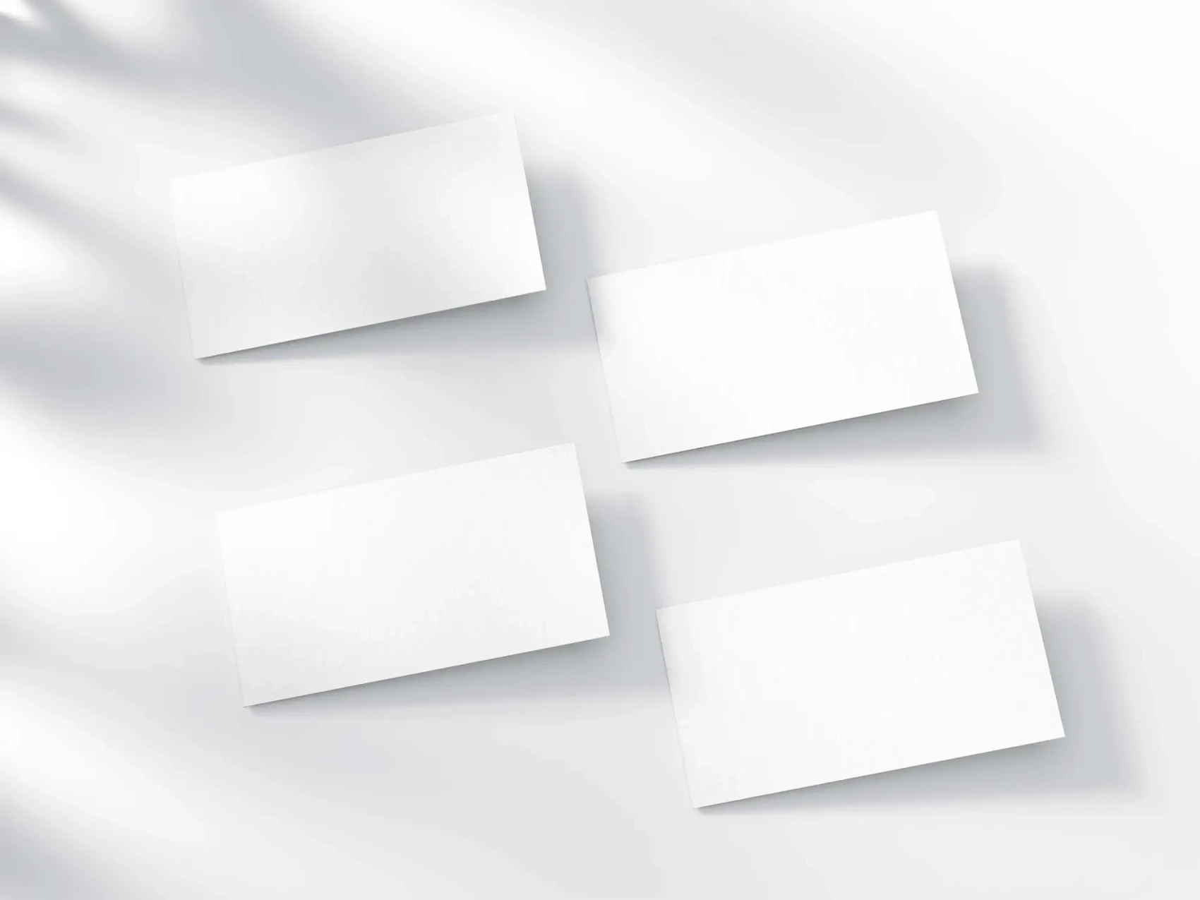 4 Classic Business Cards Free Mockup 2