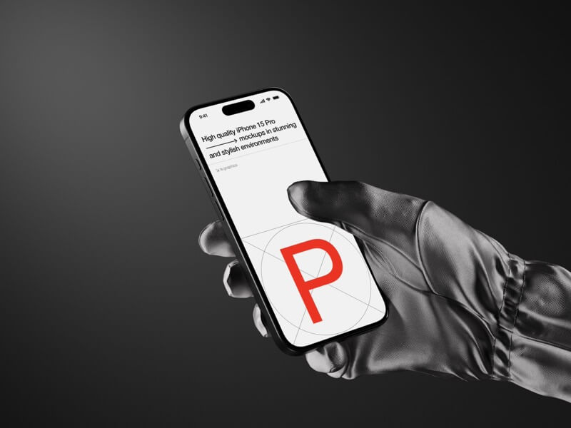 P-Mockups, iPhone 15 Pro, 04