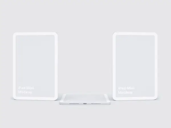 iPad Mini Clay Mockups, 07