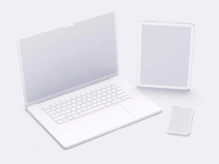 Apple Mockups Bundle, Clay, 02