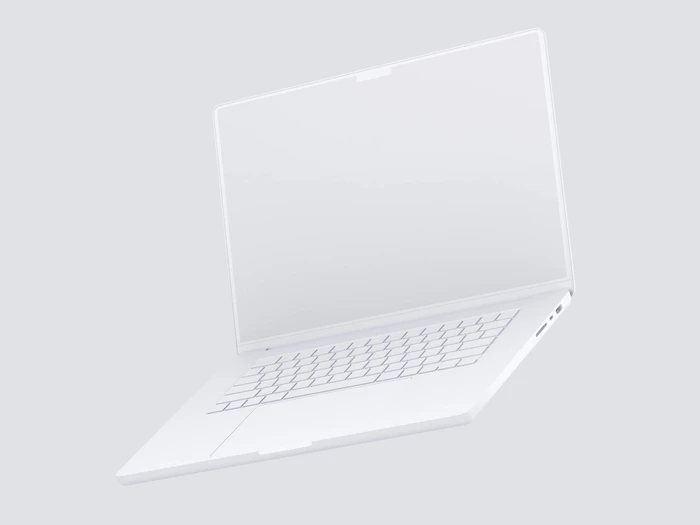 MacBook Pro 16 inch Clay Mockups, 04 1