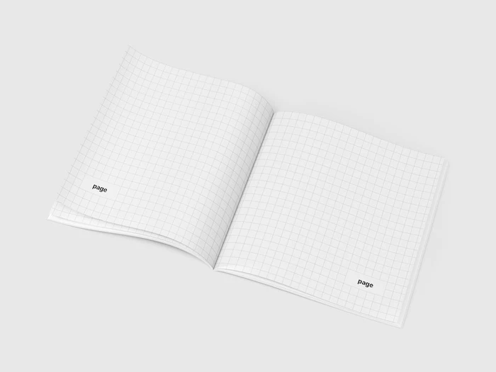 Magazine Mockup, Square, 04