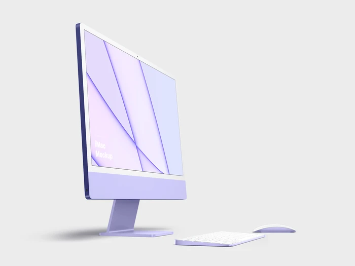 iMac 24-inch Mockups, 08