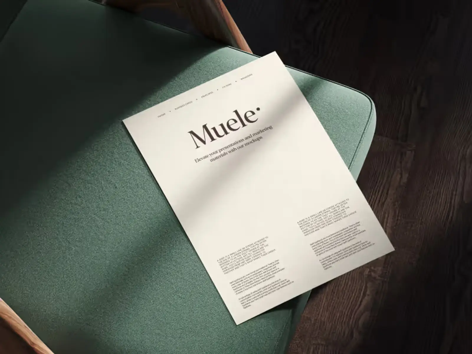 Muele, Branding Mockups