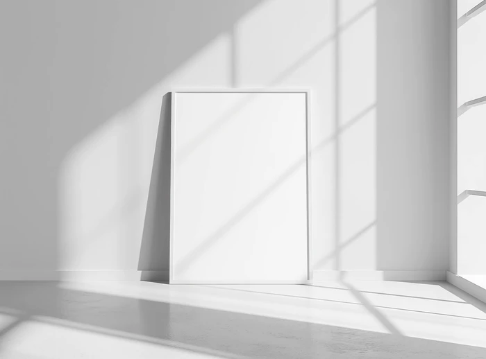 Free Poster Mockup in Stylish Environment 2
