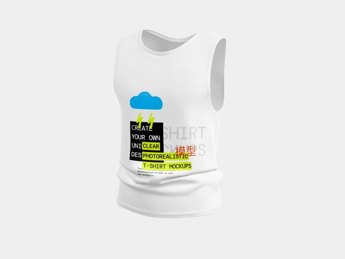 T-Shirt Mockup, Style 01, 01