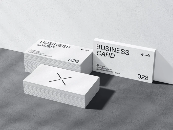 Qubus, Quality Rendered Business Card Mockups, EU, 26