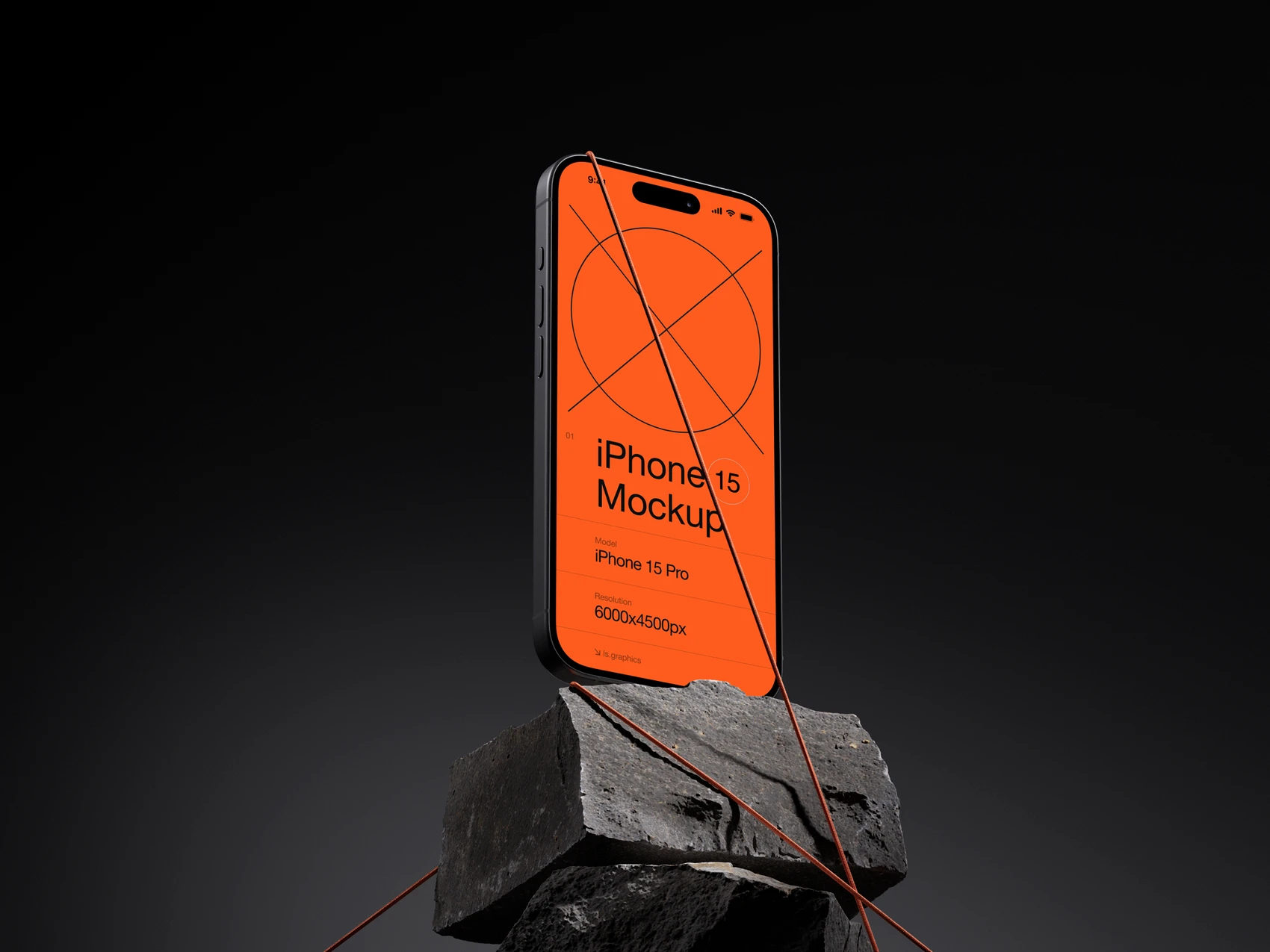 J-Mockups: iPhone 15 Pro, 02 1