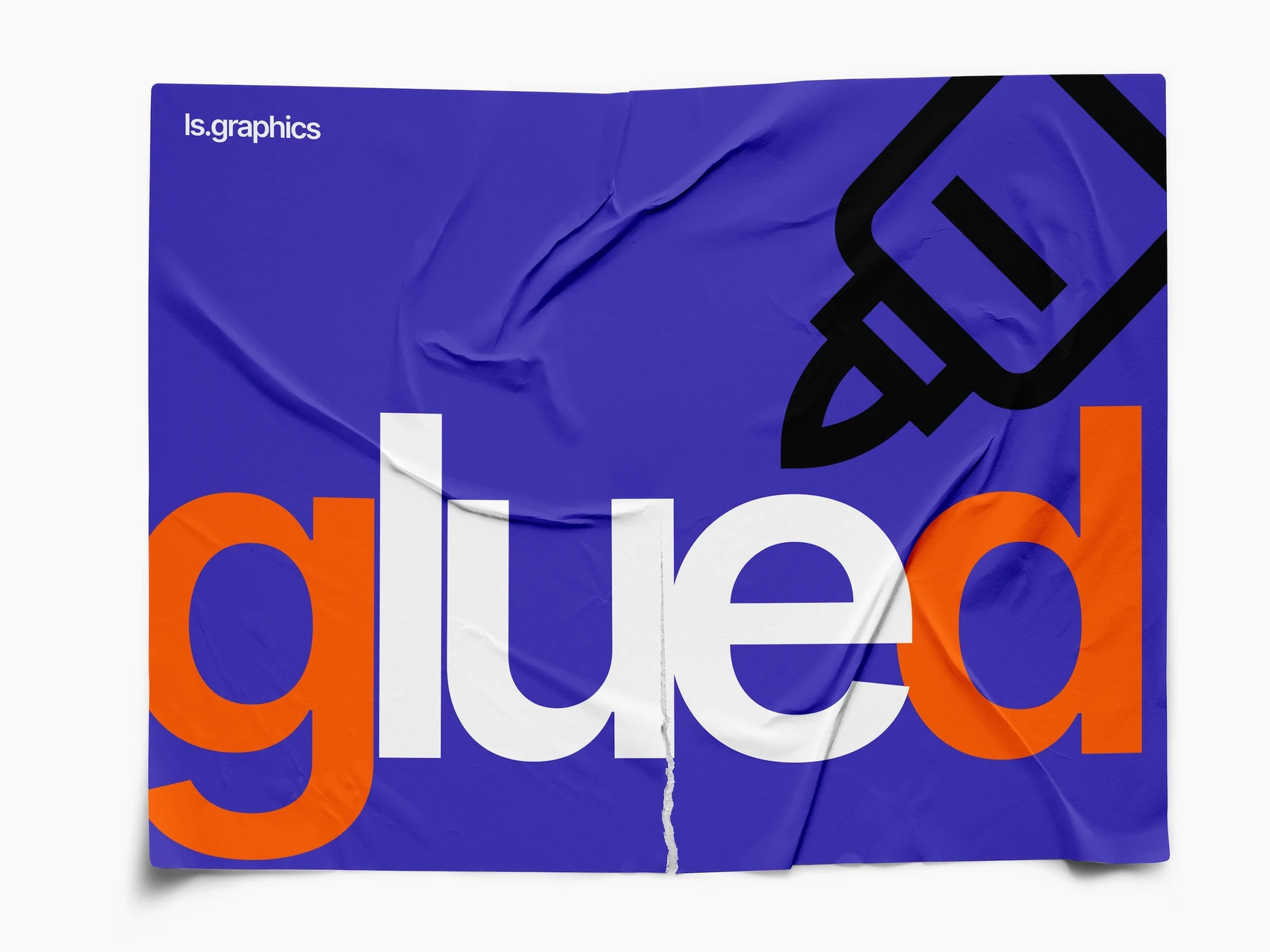 Glued Paper Mockup, US, Simple, 11 1