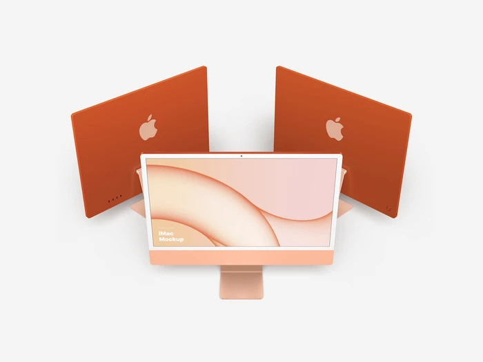 iMac 24-inch Mockups, 15