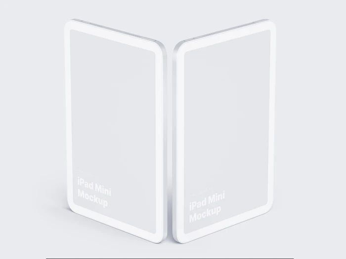 iPad Mini Clay Mockups, 09