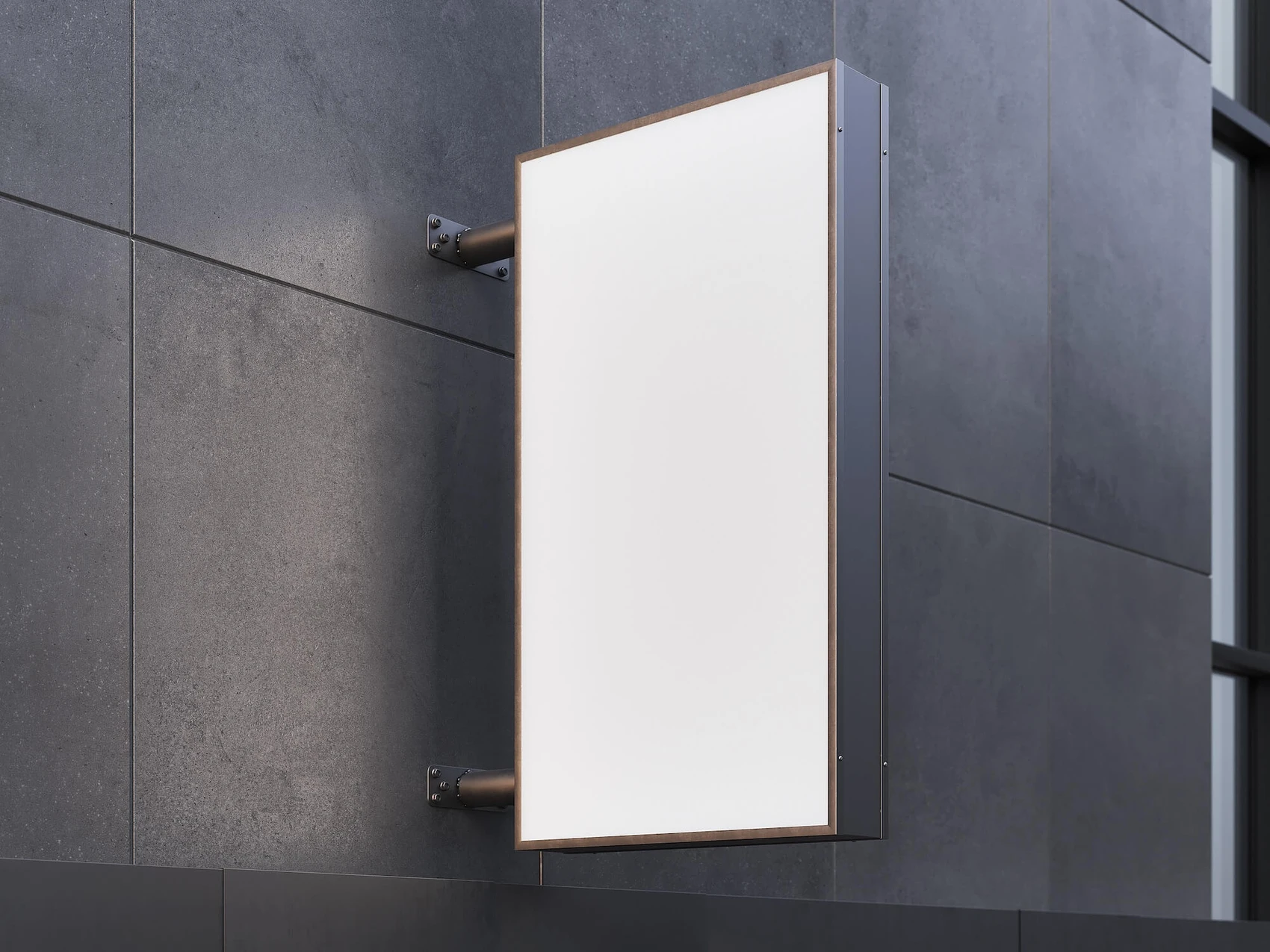 Sign Mockup, Lightbox, 05 1