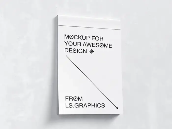 Free Wall To-Do List Cover Mockup