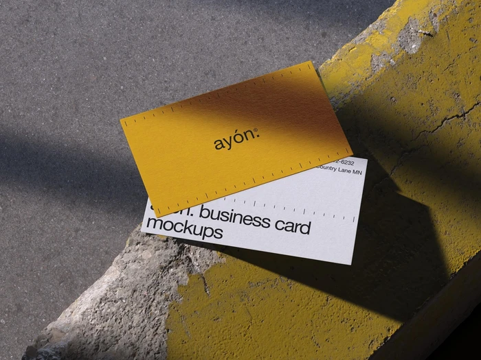 Ayon, Business Card Mockups, US, 12